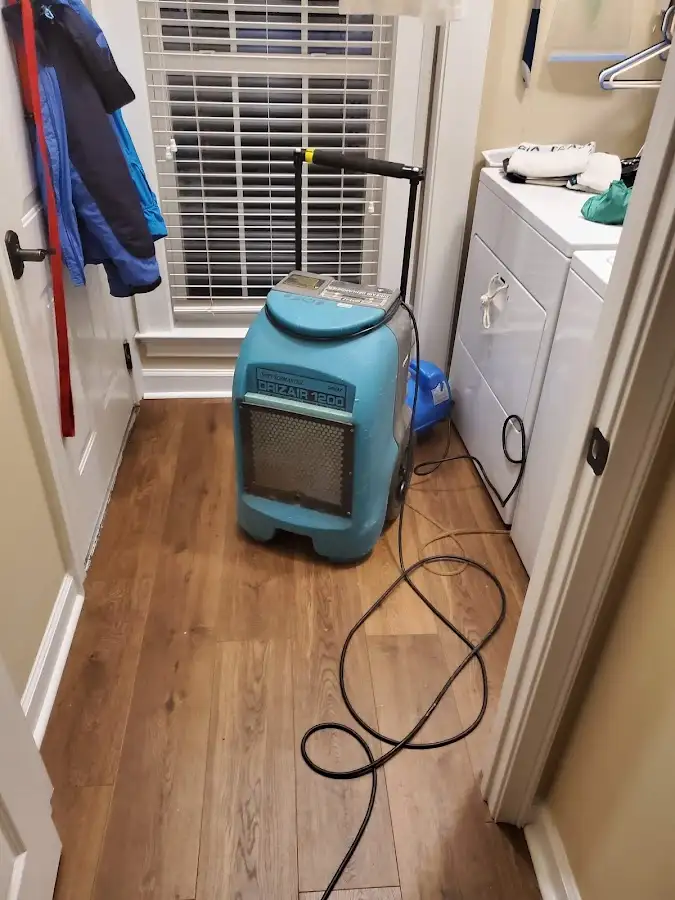 Commercial dehumidifier deployed for Flood Damage Cleanup in Lafayette